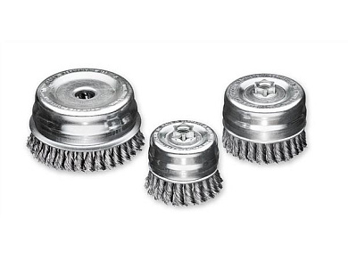 Щетка чашечная Lessmann 125 мм М14 стальная проволока