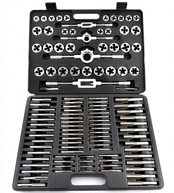 Набор метчиков и плашек М2-М18  110 предм.