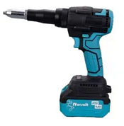 картинка пистолет для заклепок аккумуляторный revolt rg20/4.8 (без акб та зу) Пистолет для заклепок аккумуляторный Revolt RG20/4.8 (без АКБ та ЗУ)